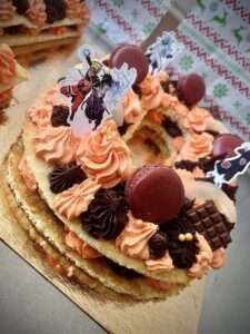 Number cake zéro de l'atelier sucré de Nathalie à Toulon dans le Var