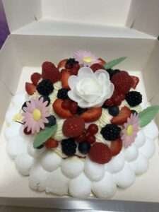 Gâteau meringué de l'atelier sucre de Nathalie