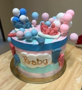 Gender Revael Fille ou garçon de l'atelier Sucré de Nathalie