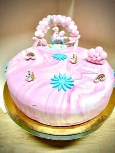 Gâteau licorne de l'atelier sucre de Nathalie