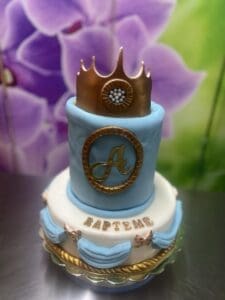 Wedding cake Baptême de l'atelier sucré de Nathalie