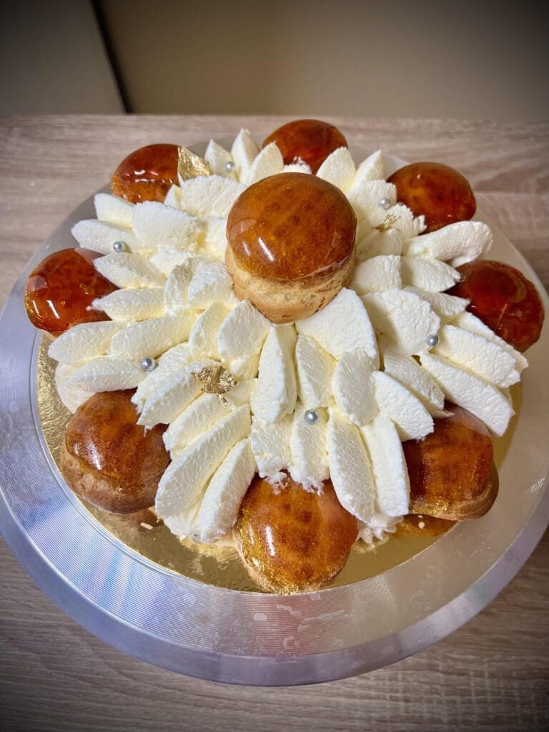 Gâteau Saint honoré de l'atelier Sucré de Nathalie