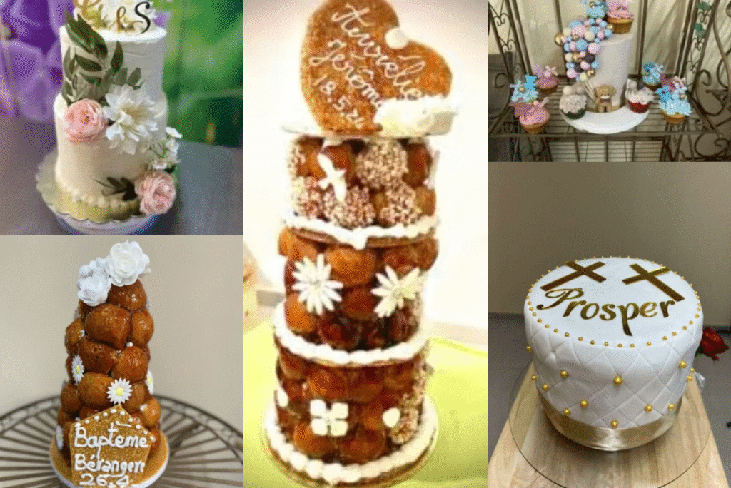Gâteaux Événement pour mariage, baptêmes, fiançailles L’Atelier Sucré à